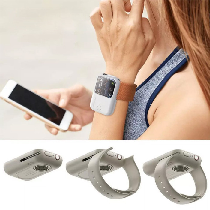 Портативное ЗУ Charging Soft Case for Apple Watch 44/45mm 1200 mAh