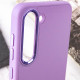 Шкіряний чохол Bonbon Leather Metal Style для Samsung Galaxy S23 Бузковий/Dasheen