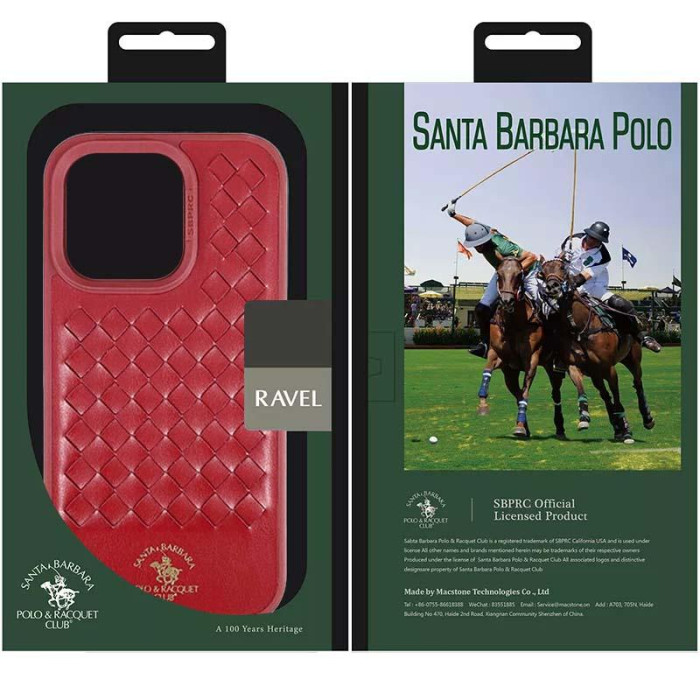 Шкіряний чохол Polo Santa Barbara для iPhone 14 Pro Max