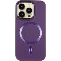 Шкіряний чохол SnapCase with MagSafe для Apple iPhone 16 Pro Max (6.9') Dark Purple  (ITS-L-00000075481_4)