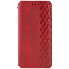 Шкіряний чохол-книжка GETMAN Cubic (PU) для Google Pixel 6a Червоний