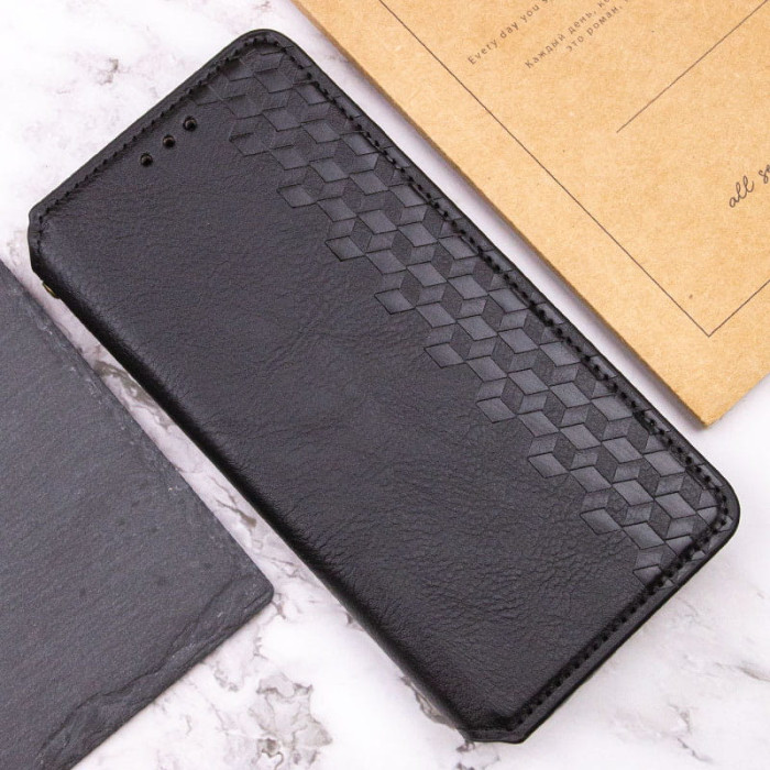Шкіряний чохол-книжка GETMAN Cubic (PU) для Google Pixel 6a Чорний  (ITS-L-00000066224_6)