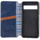 Шкіряний чохол-книжка GETMAN Cubic (PU) для Google Pixel 6a Синій  (ITS-L-00000066224_5)