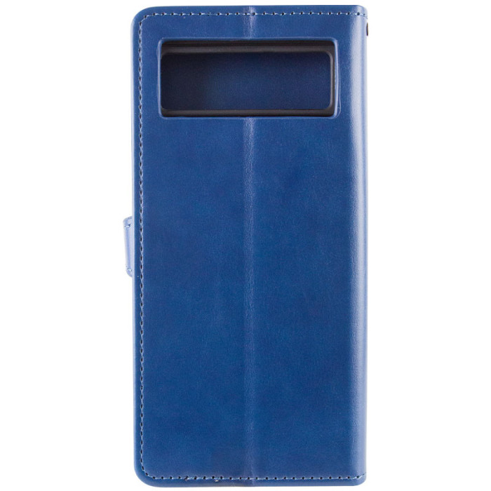 Шкіряний чохол-книжка GETMAN Gallant (PU) для Google Pixel 6 Pro Синій  (ITS-L-00000066217_4)