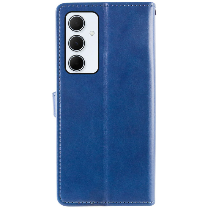 Шкіряний чохол-книжка GETMAN Gallant (PU) для Samsung Galaxy A36 5G/A56 5G Синій