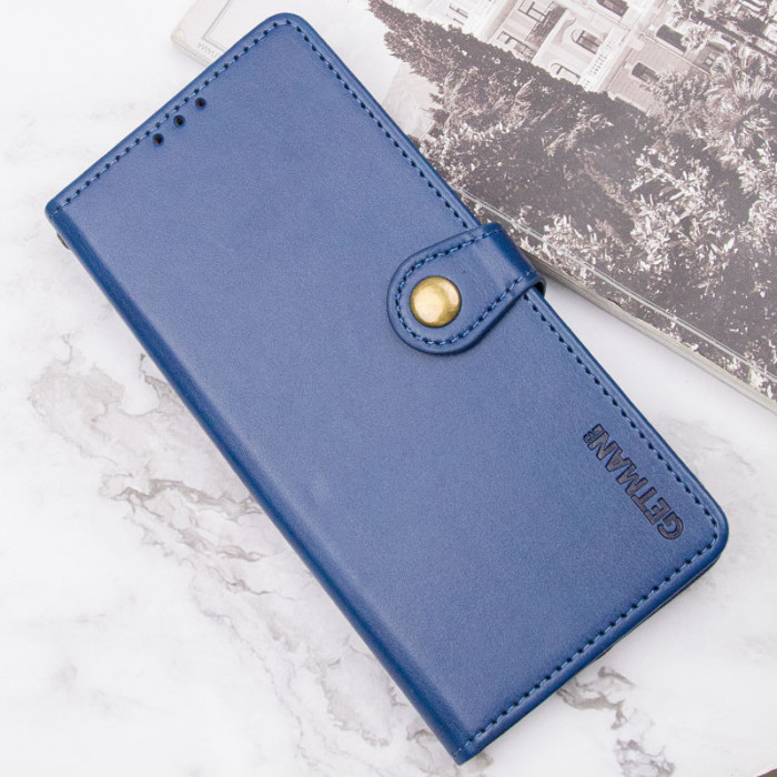 Шкіряний чохол-книжка GETMAN Gallant (PU) для Samsung Galaxy A36 5G/A56 5G Синій