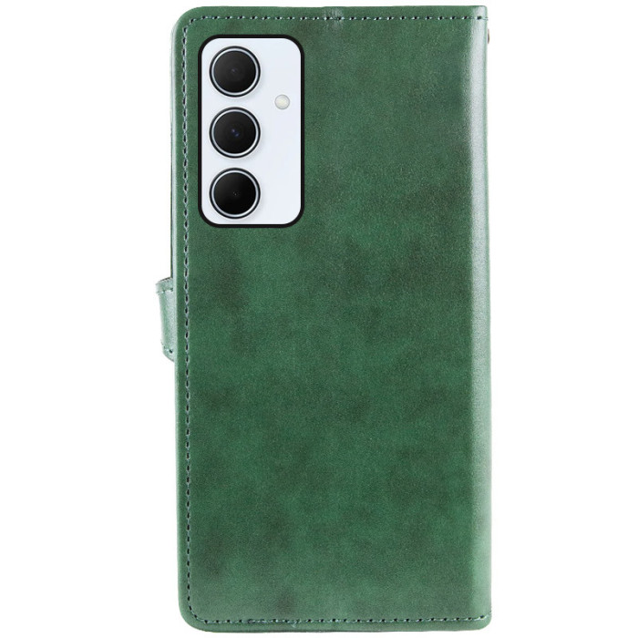 Шкіряний чохол-книжка GETMAN Gallant (PU) для Samsung Galaxy A36 5G/A56 5G Зелений