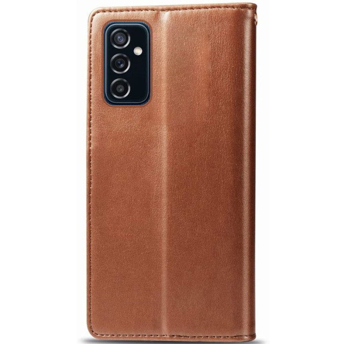 Шкіряний чохол-книжка GETMAN Gallant (PU) для Samsung Galaxy M34 5G Коричневий