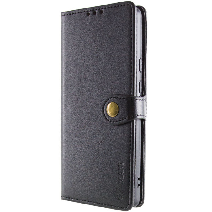 Шкіряний чохол-книжка GETMAN Gallant (PU) для Xiaomi Redmi 14C/Poco C75 Чорний