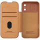 Шкіряний чохол-книжка Nillkin Qin Pro Camshield для Apple iPhone 17 Pro (6.3') Brown