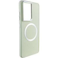 TPU чохол Bonbon Metal Style with MagSafe для Samsung Galaxy S23 Ultra Білий/White  (ITS-L-00000065786_1)
