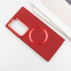 TPU чохол Bonbon Metal Style with MagSafe для Samsung Galaxy S24 Ultra Червоний/Red  (ITS-L-00000068647_6)