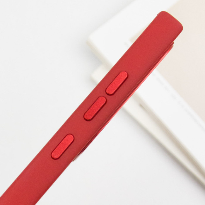 TPU чохол Bonbon Metal Style with MagSafe для Samsung Galaxy S24 Ultra Червоний/Red  (ITS-L-00000068647_6)