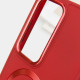 TPU чохол Bonbon Metal Style with MagSafe для Samsung Galaxy S24 Ultra Червоний/Red  (ITS-L-00000068647_6)