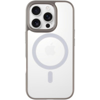 TPU+PC чохол Blueo Skin Friendly Frosted with MagSafe для Apple iPhone 16 Pro (6.3') Сірий/Grey  (ITS-L-00000073496_1)
