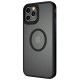 TPU+PC чохол Metal Buttons with MagSafe для Apple iPhone 13 Pro Max Чорний/Black  (ITS-L-00000054126_2)
