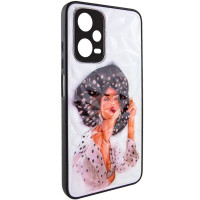 TPU+PC чохол Prisma Ladies для Xiaomi Redmi Note 12 Pro 5G Girl in a hat  (ITS-L-00000065318_3)