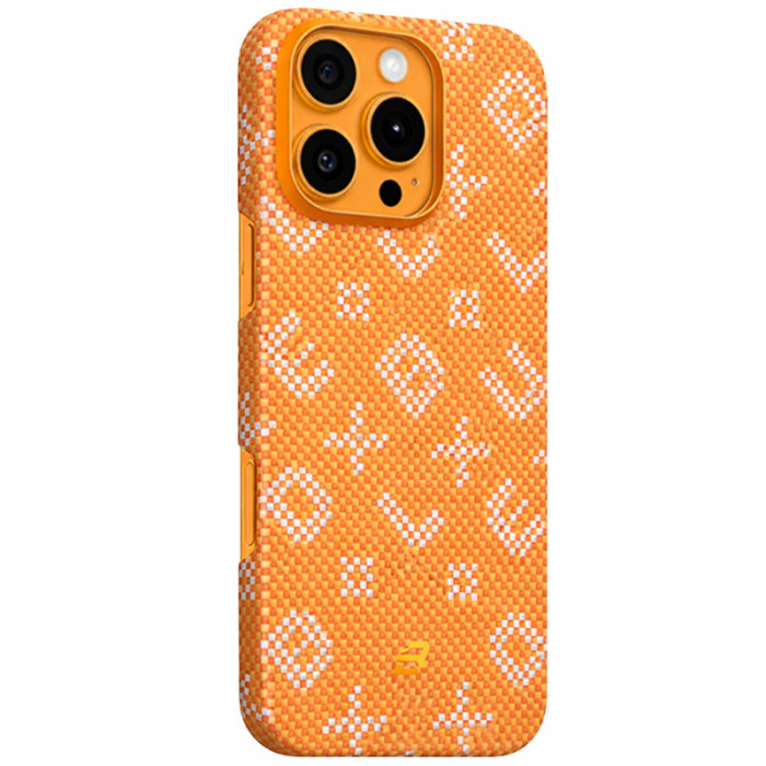TPU+PC чохол Blueo Gilded Tactile Woven з Magnetic Fit для Apple iPhone 16 Pro Max (6.9') Orange