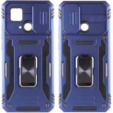Ударостійкий чохол Camshield Army Ring для Xiaomi Redmi 10C Синій/Navy