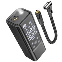 Автомобільний насос Hoco ZP7 Maddy smart (5000 mAh) Black  (ITS-L-00000076898_1)