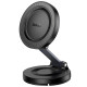 Автотримач Hoco H61 Show folding ring magnetic (dashboard) Black/Metal gray