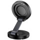 Автотримач Hoco H61 Show folding ring magnetic (dashboard) Black/Metal gray