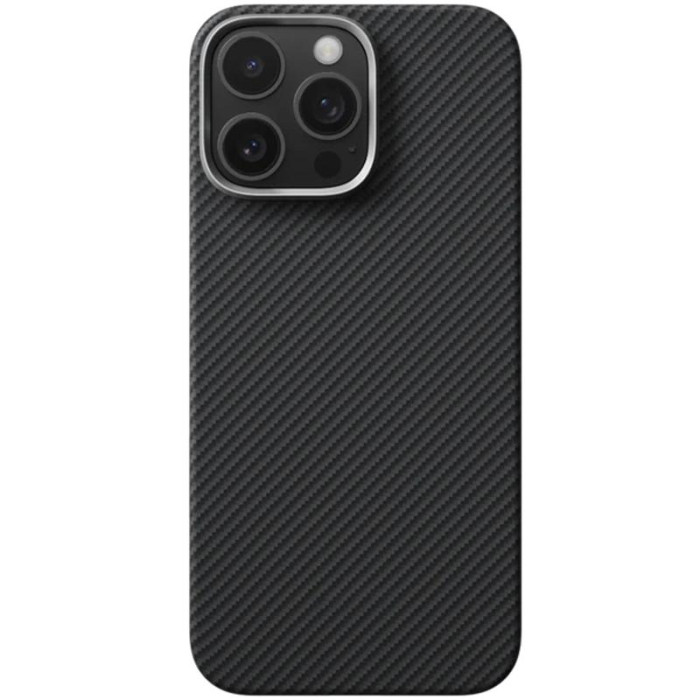 Чохол PC Carbon Protection Slim with MagSafe для Apple iPhone 16 Pro (6.3') Black