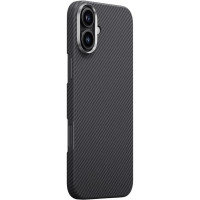 Чохол PC Carbon Protection Slim with MagSafe для Apple iPhone 17 (6.3') Black  (ITS-L-00000085095_1)