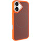 Чохол PC TechWoven Hybrid with MagSafe для Apple iPhone 17 (6.3') Orange/Brown