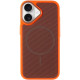 Чохол PC TechWoven Hybrid with MagSafe для Apple iPhone 17 (6.3') Orange/Brown