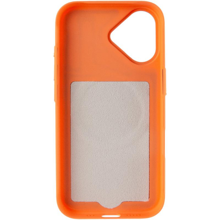 Чохол PC TechWoven Hybrid with MagSafe для Apple iPhone 17 (6.3') Orange/Brown