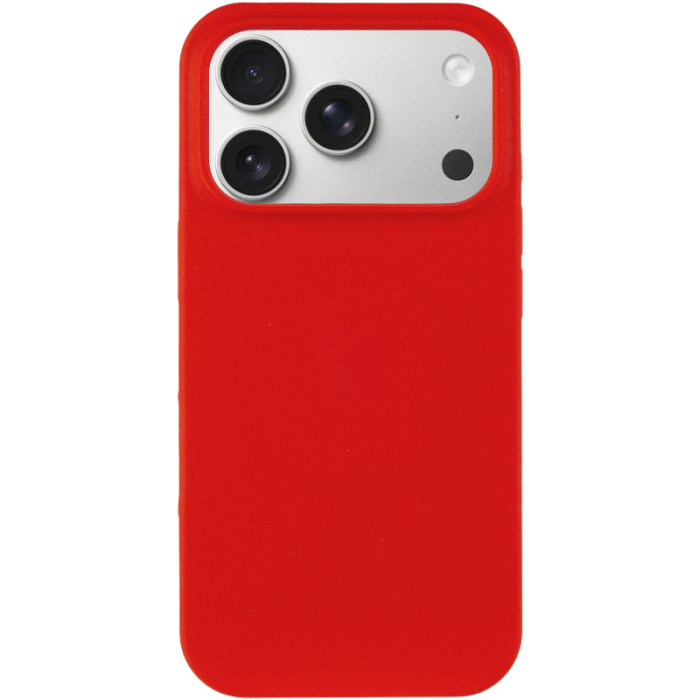 Чохол Silicone Case Full Protective (AA) NO LOGO для Apple iPhone 17 Pro Max (6.9') Червоний/Red
