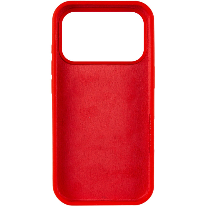 Чохол Silicone Case Full Protective (AA) NO LOGO для Apple iPhone 17 Pro Max (6.9') Червоний/Red