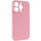Чохол Silk Full Camera Protective (AA) NO LOGO для Apple iPhone 14 Pro Max Рожевий/Light pink