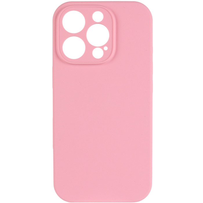 Чохол Silk Full Camera Protective (AA) NO LOGO для Apple iPhone 14 Pro Max Рожевий/Light pink