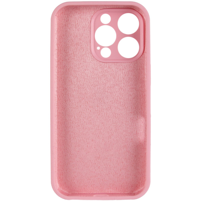 Чохол Silk Full Camera Protective (AA) NO LOGO для Apple iPhone 14 Pro Max Рожевий/Light pink
