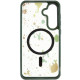 Чохол TPU+PC Flush with MagSafe для Samsung Galaxy S24/S25 Dark green