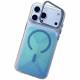 Чохол TPU+PC Jewel Sparkle with MagSafe для Apple iPhone 17 Pro (6.3') Aqua Blue