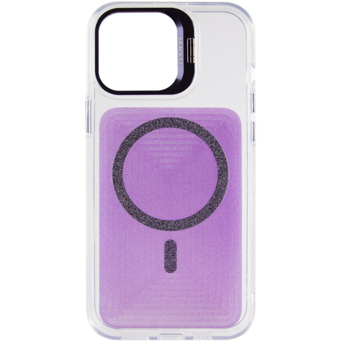 Чохол TPU+PC Jewel Sparkle з Magnetic Fit для Apple iPhone 15 Pro Max Lavender Glitter