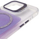 Чохол TPU+PC Jewel Sparkle з Magnetic Fit для Apple iPhone 15 Pro Max Lavender Glitter