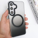 Чохол TPU+PC Phantom with MagSafe для Samsung Galaxy S25 Black