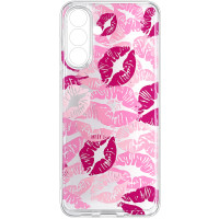 Чохол TPU Clear Joy для Xiaomi Redmi 15 4G (Global)/5G Kissing Pattern