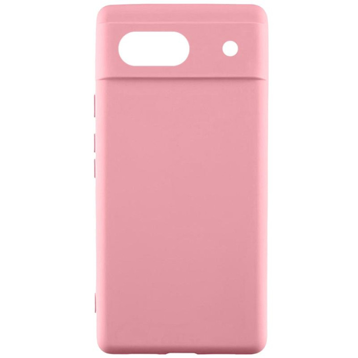 Чохол TPU GETMAN Liquid Silk Full Camera для Google Pixel 6 Рожевий/Pink