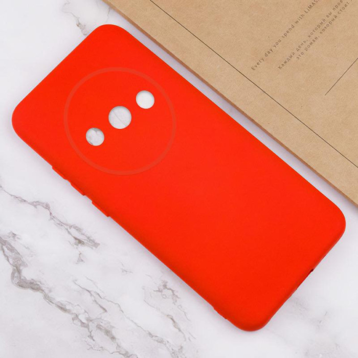 Чохол TPU GETMAN Liquid Silk Full Camera для Xiaomi Redmi A3 Червоний/Red