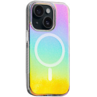 Чохол TPU Galaxy Sparkle (MagFit) для Apple iPhone 15  Chroma+Glitter  (ITS-L-00000066252_6)