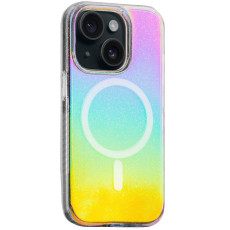 Чохол TPU Galaxy Sparkle Magnetic Fit для Apple iPhone 15  Chroma+Glitter