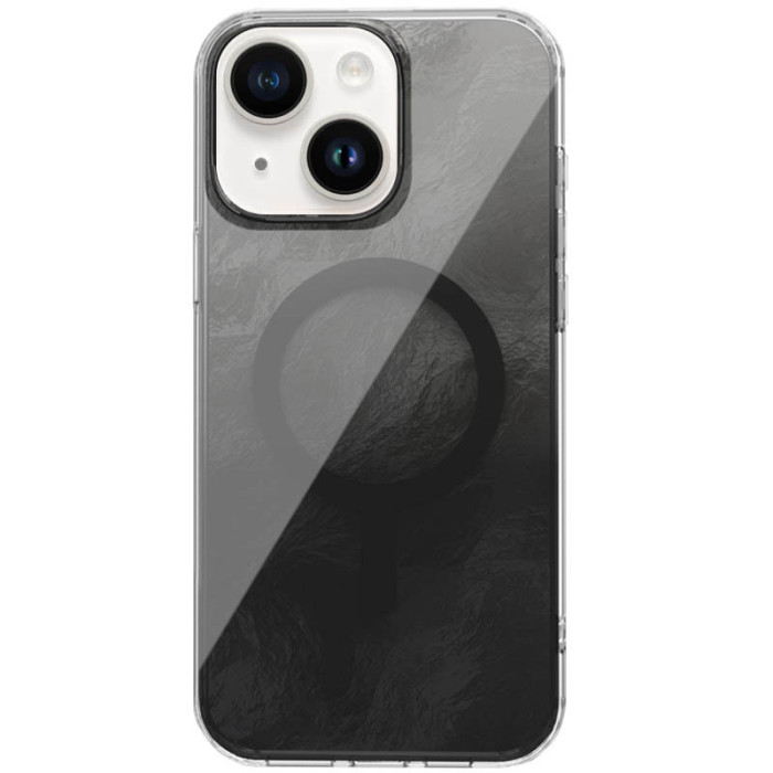 Чохол TPU Shiny Mountain (MagFit) для Apple iPhone 15  Black