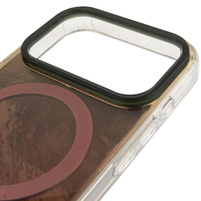 Чохол TPU Shiny Mountain (MagFit) для Apple iPhone 17 Pro Max (6.9') Chocolate