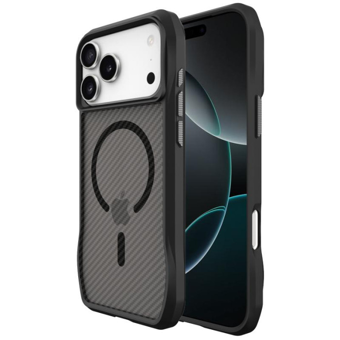 Чохол TPU Space Octagon with MagSafe для Apple iPhone 17 Pro Max (6.9') Carbon Black