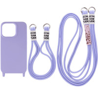 Чохол TPU two straps California для Apple iPhone 13 Pro Max Бузковий  (ITS-L-00000055800_1)